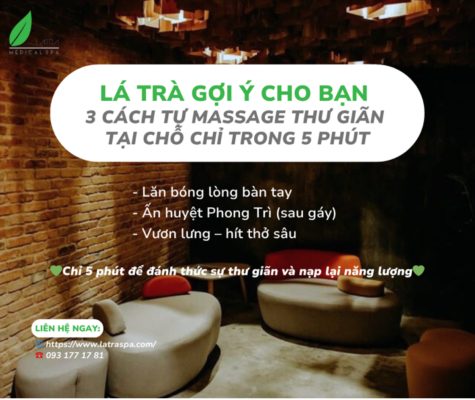 Không có thời gian massage? 3 cách thư giãn 5 phút tại chỗ cho dân văn phòng