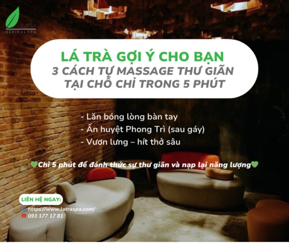 Không có thời gian massage? 3 cách thư giãn 5 phút tại chỗ cho dân văn phòng